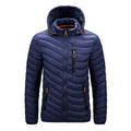 Chaqueta Matrix cortavientos elegante moderna y impermeable para hombre azul marino