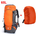 Mochila impermeable de gran capacidad de 65 litros con funda protectora