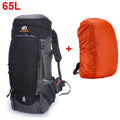 Mochila impermeable de gran capacidad de 65 litros con funda protectora