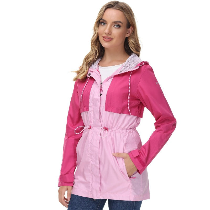 Parka Feminina rosa