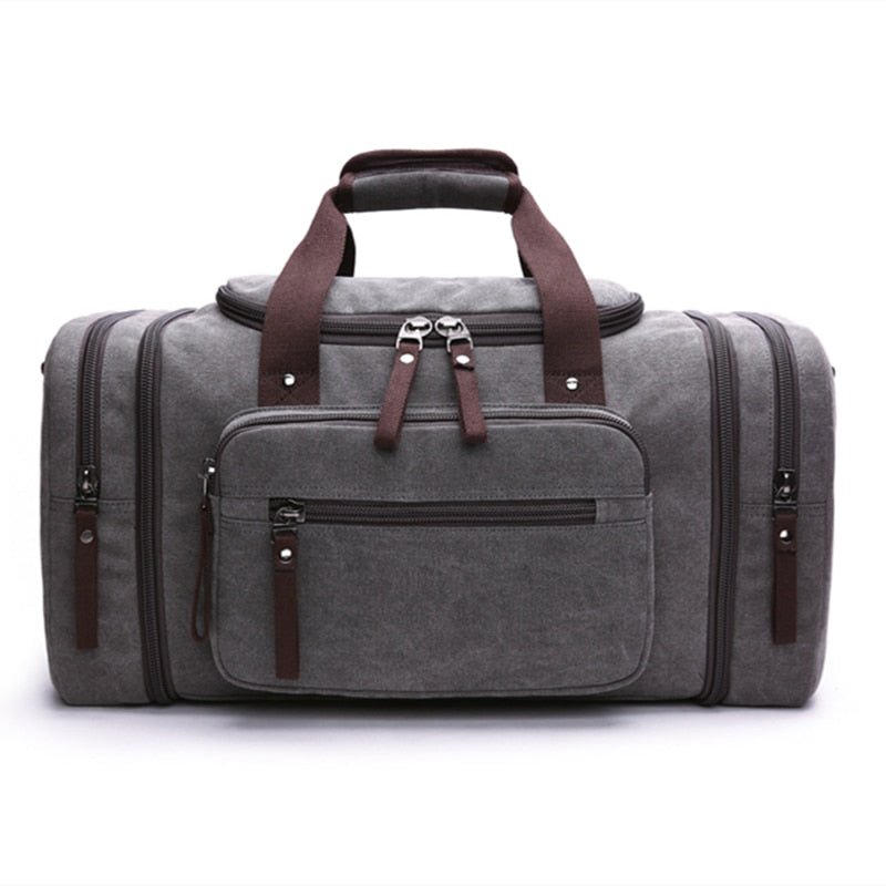 Bolsa Duffle  gris