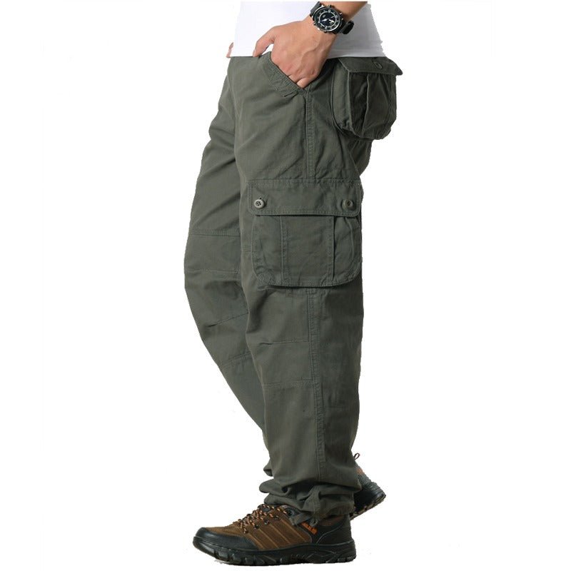 Pantalón Cargo Verde Militar
