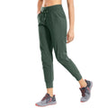 Pantalón femenino deportivo, de secado rápido, ligero y cómodo, verde.