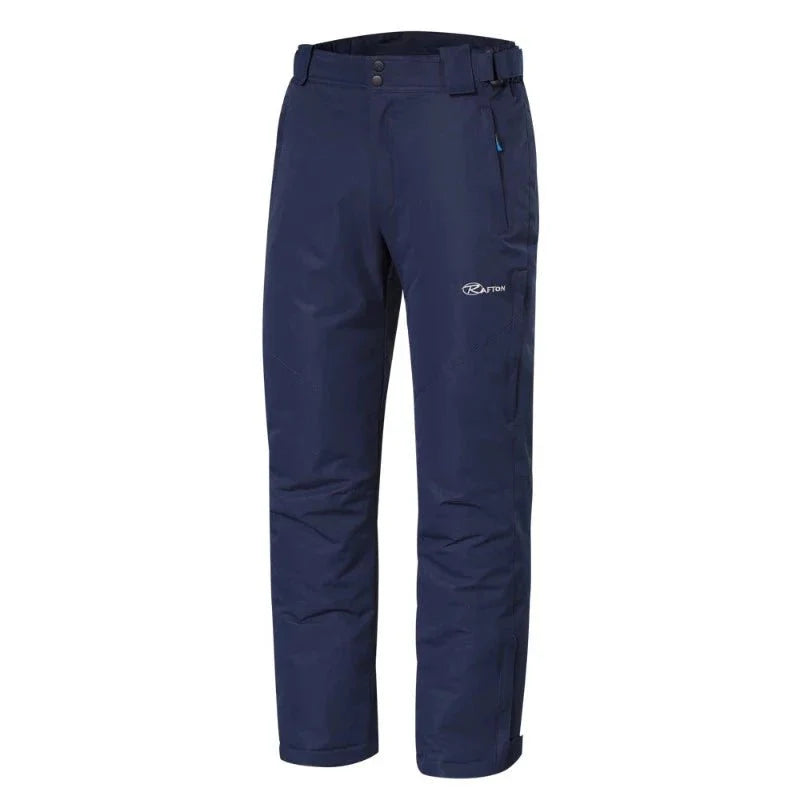 Pantalón de esquí para hombre, 100% impermeable y soporta temperaturas de hasta -20ºC, azul