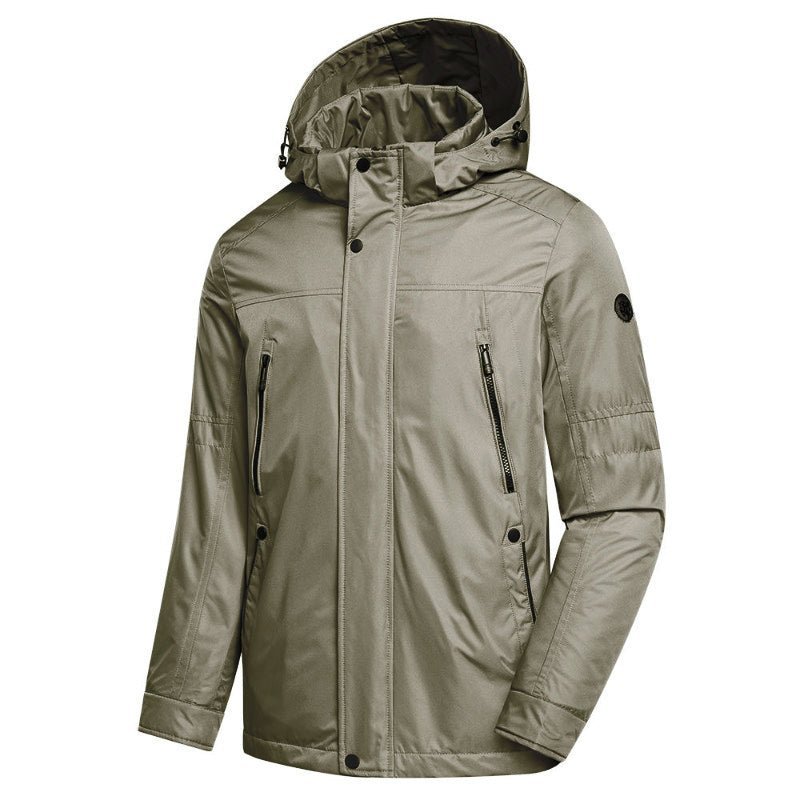 Chaqueta Celta de hombre con forro  e impermeable gris claro