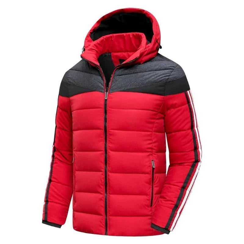 Chaqueta Condy térmica acolchada e impermeable para hombre roja