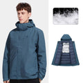 Chaqueta Dakota 30 en 1 cortavientos impermeable para hombre azul