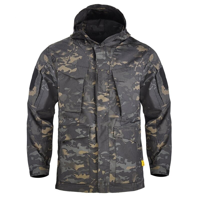 Chaqueta Drive de camuflaje impermeable para hombre camuflage negra