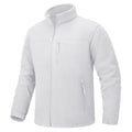 Chaqueta Guto cómoda y de acabado suave para hombre blanca