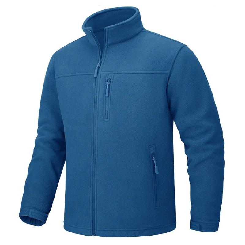 Chaqueta Guto cómoda y de acabado suave para hombre azul claro