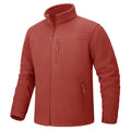 Chaqueta Guto cómoda y de acabado suave para hombre roja