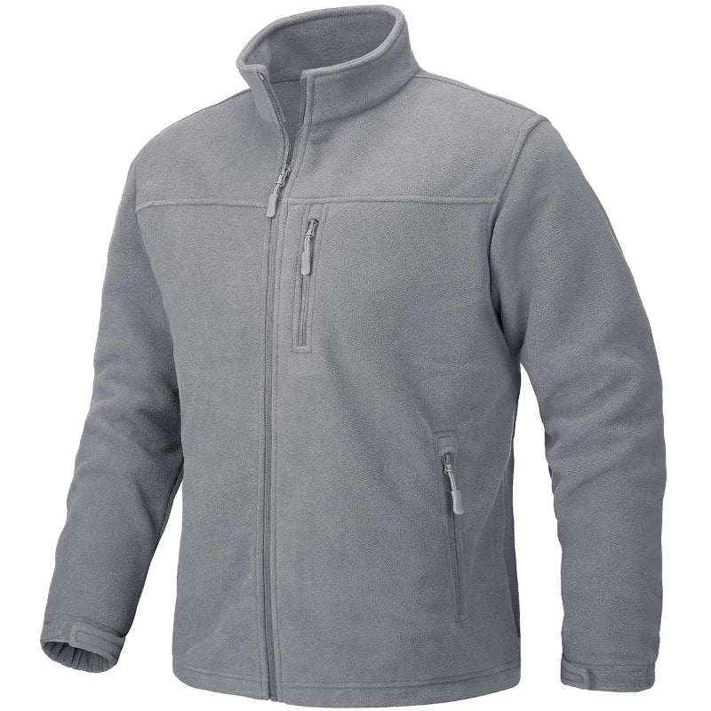 Chaqueta Guto cómoda y de acabado suave para hombre gris claro