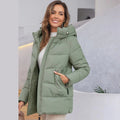 Chaqueta Jade cortavientos térmica de lujo para mujer