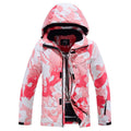 Chaqueta Jessy de nieve deportiva para mujer estampado rosa