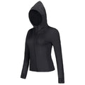 Chaqueta Kalin negra deportiva de gimnasia para mujer