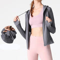 Chaqueta Kalin deportiva de gimnasia para mujer gris