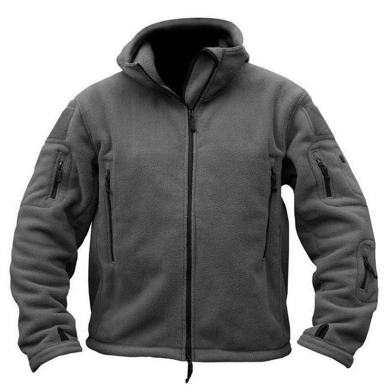 Chaqueta Landon térmica deportiva con capucha gris