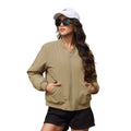 Chaqueta Lary bomber acolchada de mujer, ligera, suave y resistente al agua y al viento caqui