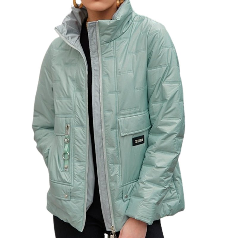 Chaqueta Luna deportiva forrada de mujer verde