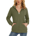 Chaqueta Machile térmica casual deportiva para mujer verde