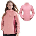 Chaqueta Mayla 3 en 1 cortavientos elegante moderna y impermeable para mujer rosa lila