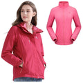 Chaqueta Mayla 3 en 1 cortavientos elegante moderna y impermeable para mujer rosa