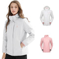 Chaqueta Merlin blanca cortavientos elegante moderna y impermeable para mujer