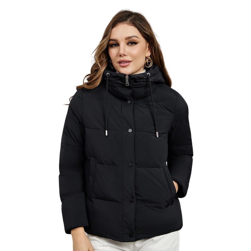 Chaqueta Misty cortavientos de mujer lujosa y cómoda negra