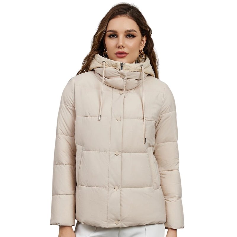 Chaqueta Misty cortavientos de mujer lujosa y cómoda beige