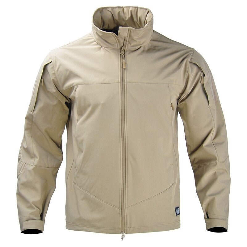 Chaqueta Mountain cortavientos con forro deportivo de alta calidad para hombre beige