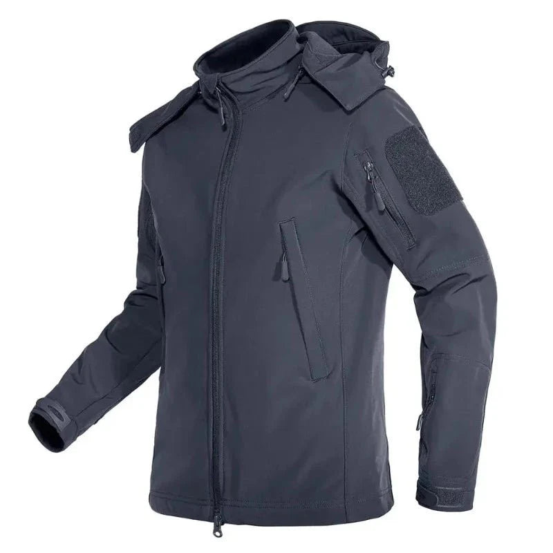 Chaqueta Nalia gris impermeable con forro para mujer