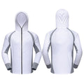 Chaqueta cortavientos unisex.
Protección UV, secado rápido blanco