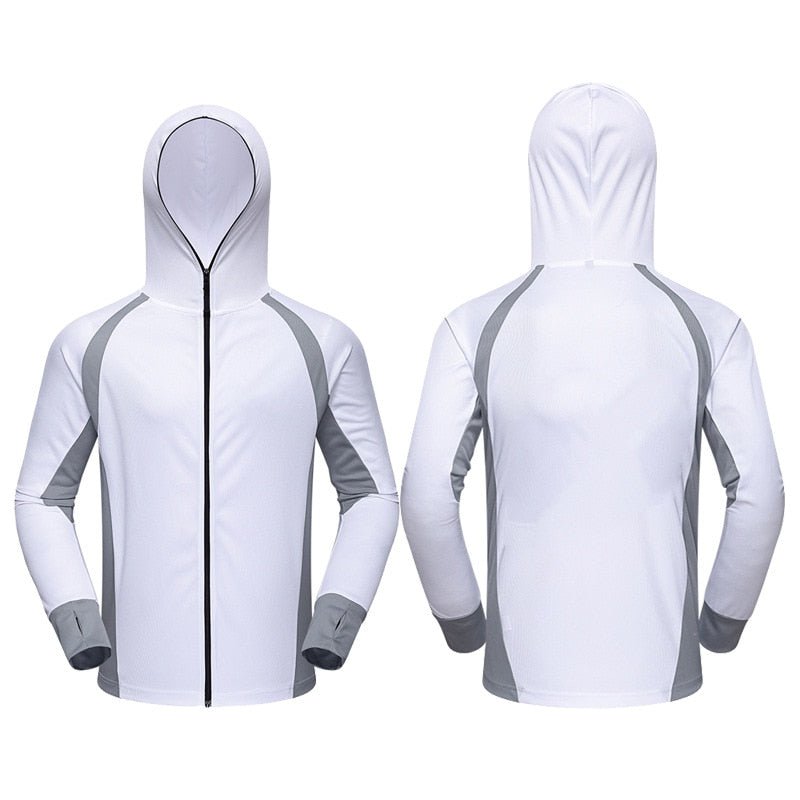 Chaqueta cortavientos unisex.
Protección UV, secado rápido blanco