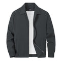 Chaqueta Base de invierno para hombre caqui gris oscuro