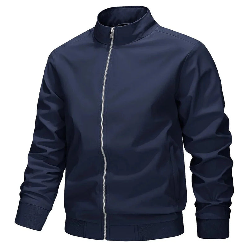 Chaqueta Basic de invierno para hombre azul marino