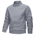 Chaqueta Basic de invierno para hombre gris claro