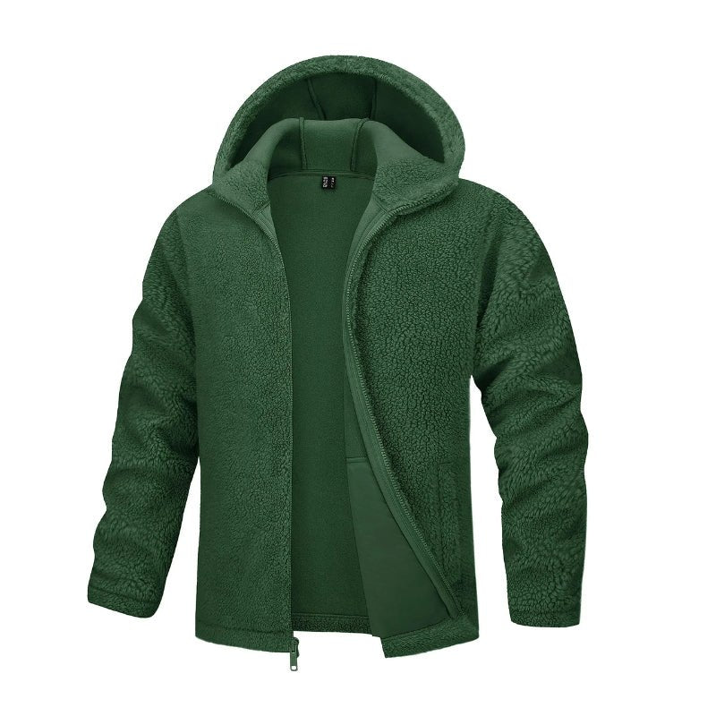  Chaqueta Berger cómoda para hombre verde militar