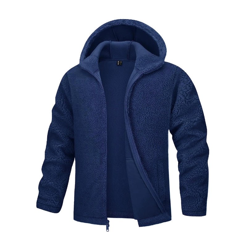  Chaqueta Berger cómoda para hombre azul marino