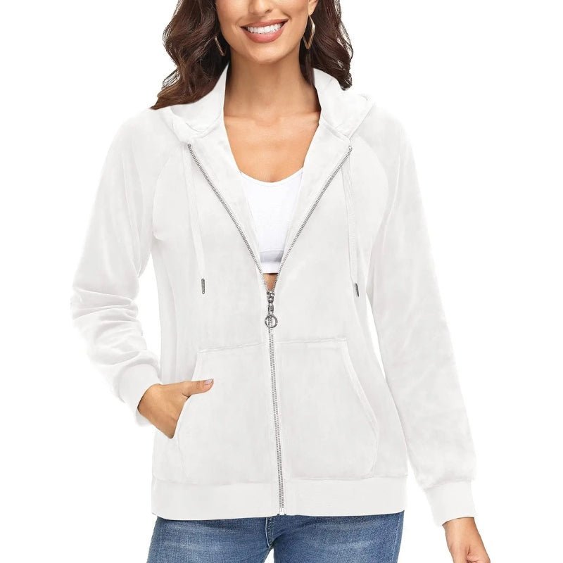 Chaqueta Berta de felpa suave para mujer beige