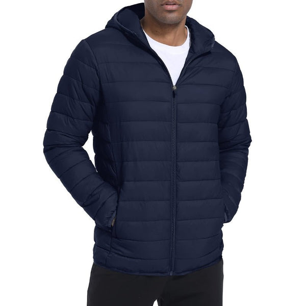 Chaqueta Boos de forro suave para hombre azul marino