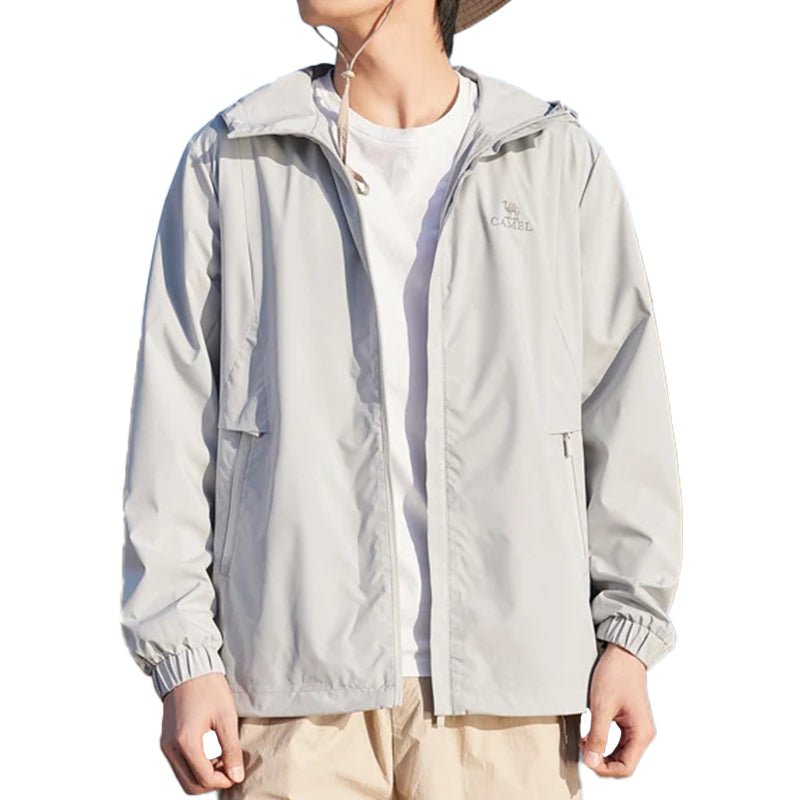 Chaqueta Brenf impermeable con forro térmico para hombre gris