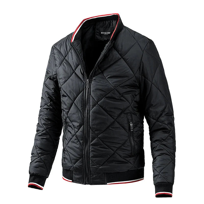 Chaqueta Brezo acolchada de lujo para hombre negra