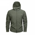 Chaqueta de Camuflaje para hombre con múltiples bolsillos impermeables verde