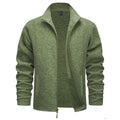 Chaqueta térmica de poliéster verde para hombre