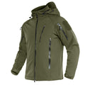 Chaqueta impermeable para hombre, forro térmico, color verde