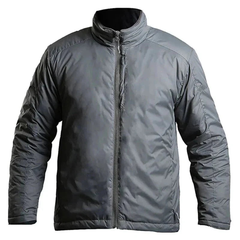 Chaqueta impermeable con forro para hombre
bolsillo interior gris