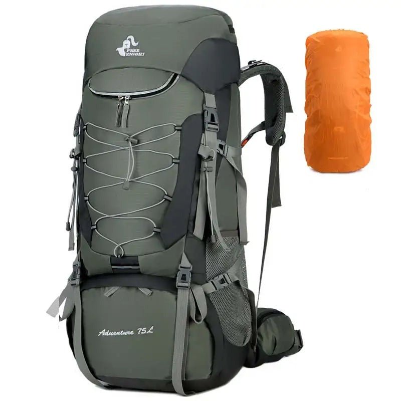 Mochila impermeable de 75 litros.
gran capacidad