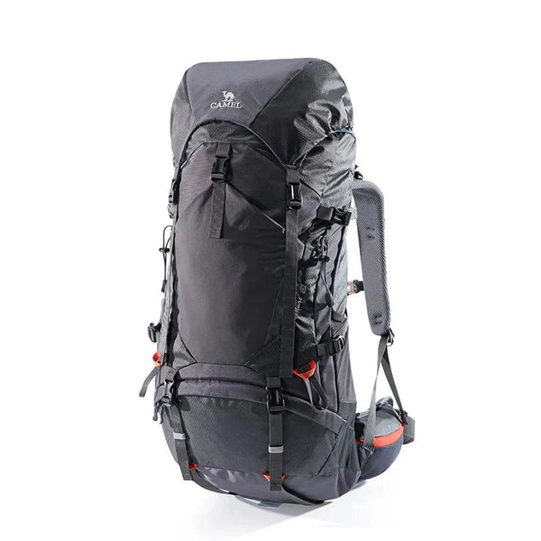 Mochila impermeable de 65L.
varillas de aluminio de gran capacidad