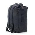 Mochila de lona impermeable de 30 litros. negro