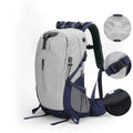 Mochila impermeable de 40 litros.